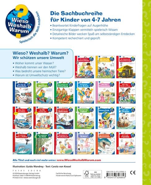 Wieso? Weshalb? Warum?, Band 67 - Wir schützen unsere Umwelt