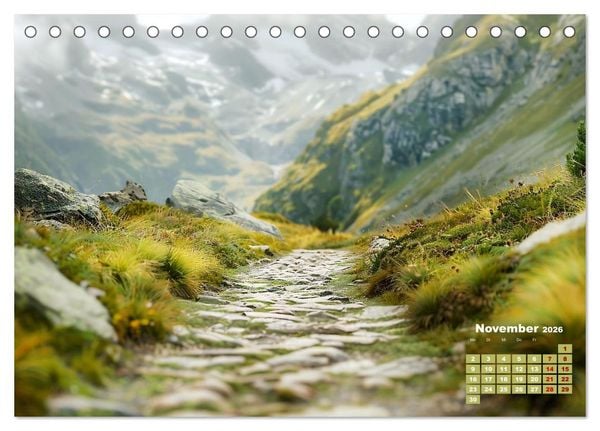 Produktbild: Neue Wege erkunden (Tischkalender 2026 DIN A5 quer), CALVENDO Monatskalender