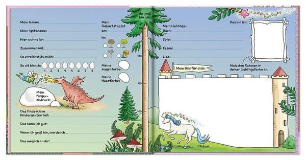 Produktbild: Mein Freundebuch Kindergarten &ndash; Einh&ouml;rner