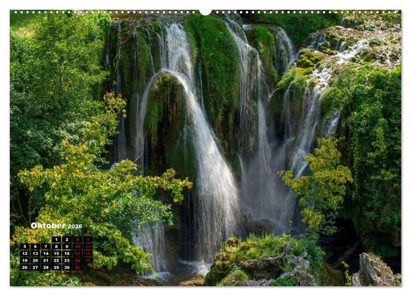 Produktbild: Naturwunder Plitvicer Seen (Wandkalender 2026 DIN A2 quer), CALVENDO Monatskalender