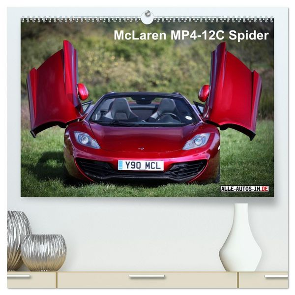 Produktbild: McLaren MP4-12C Spider (hochwertiger Premium Wandkalender 2026 DIN A2 quer), Kunstdruck in Hochglanz