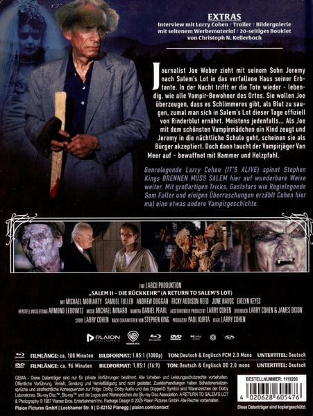 Produktbild: Salem II - Die R&uuml;ckkehr - Mediabook (Blu-ray+DVD)