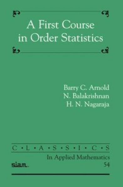 Produktbild: A First Course in Order Statistics