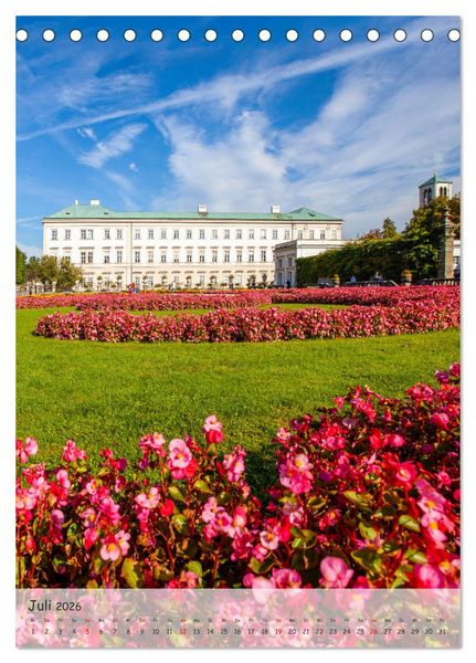 Produktbild: Kulturstadt Salzburg (Tischkalender 2026 DIN A5 hoch), CALVENDO Monatskalender