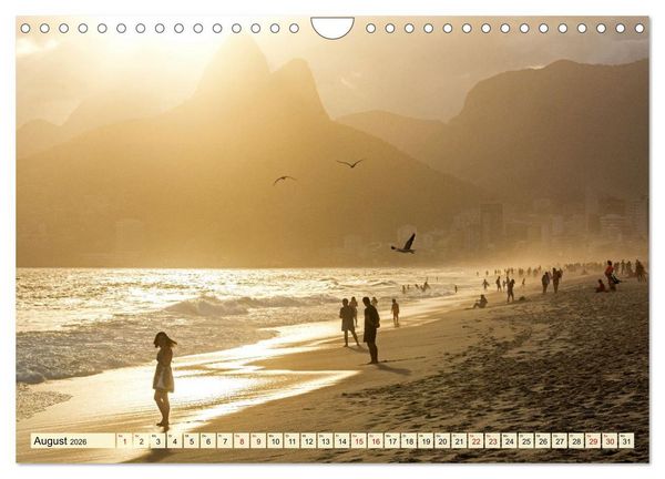 Produktbild: An Rio's Str&auml;nden (Wandkalender 2026 DIN A4 quer), CALVENDO Monatskalender
