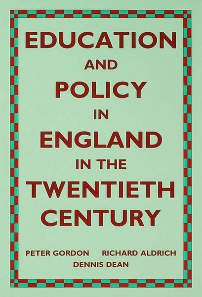 Produktbild: Education and Policy in England in the Twentieth Century
