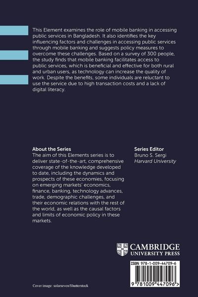 Produktbild: Mobile Banking and Access to Public Services in Bangladesh