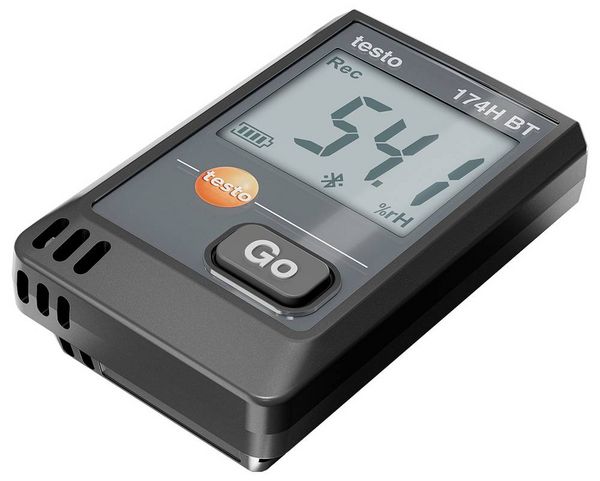 Produktbild: testo 0572 1743 02 174 H BT Temperatur-Datenlogger, Luftfeuchte-Datenlogger -20 bis 70 &deg;C 0 bis 100 % rF