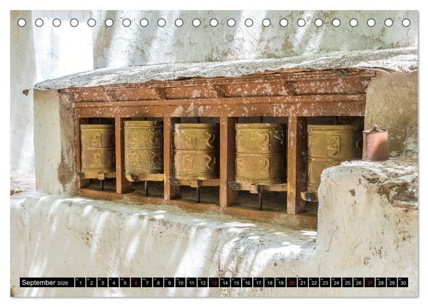 Produktbild: Ladakh - Buddhistische Kl&ouml;ster (Tischkalender 2026 DIN A5 quer), CALVENDO Monatskalender