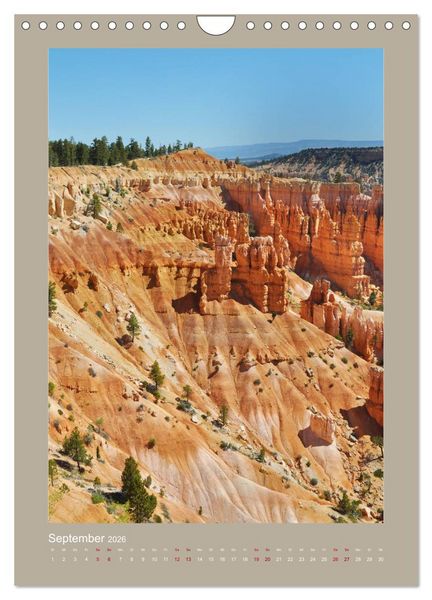 Produktbild: Erlebe mit mir den Bryce Canyon Nationalpark (Wandkalender 2026 DIN A4 hoch), CALVENDO Monatskalender