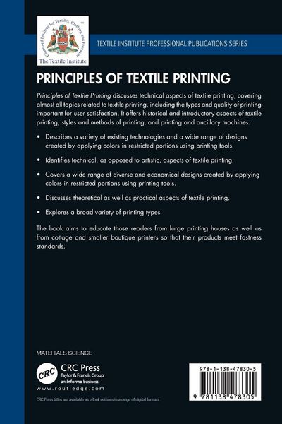 Produktbild: Principles of Textile Printing