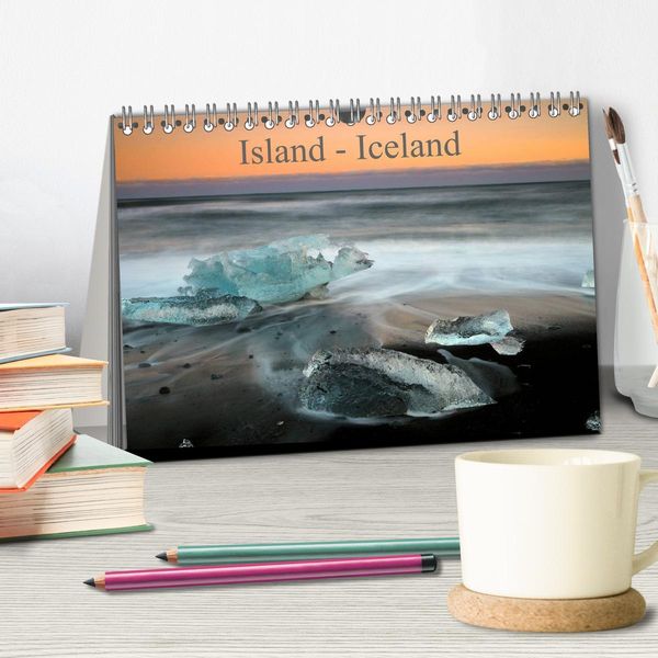 Produktbild: Island - Iceland (Tischkalender 2026 DIN A5 quer), CALVENDO Monatskalender