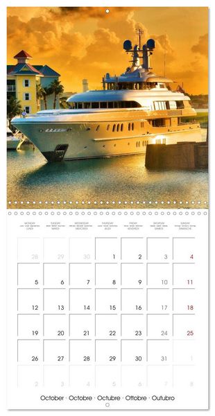 Produktbild: SUPERYACHTS (Wall Calendar 2026 12 &times; 12 Inch) CALVENDO 12 Month Wall Calendar