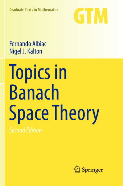 Produktbild: Topics in Banach Space Theory