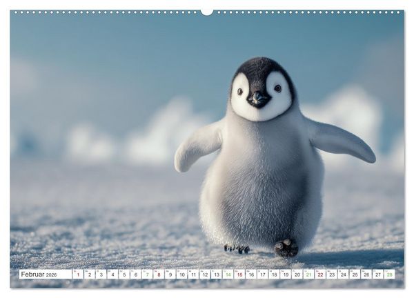Produktbild: Flauschige Momente (hochwertiger Premium Wandkalender 2026 DIN A2 quer), Kunstdruck in Hochglanz