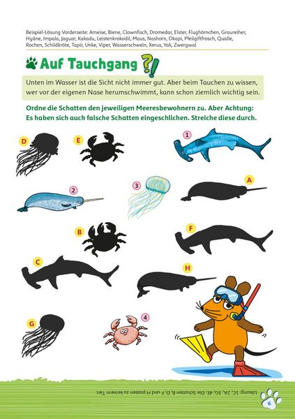 Produktbild: Frag doch mal ... die Maus: Mein R&auml;tselblock mit der Maus- Wilde Tiere