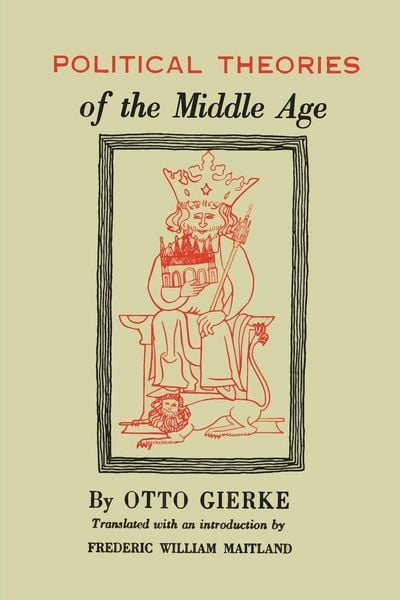 Produktbild: Political Theories of the Middle Age