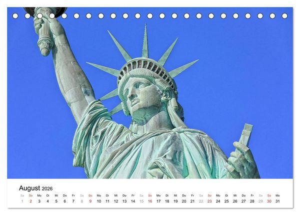 Produktbild: New York - New York. Impressionen der Mega-City (Tischkalender 2026 DIN A5 quer), CALVENDO Monatskalender
