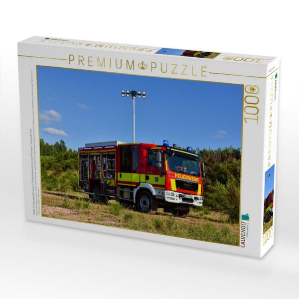 Produktbild: CALVENDO Puzzle Ziegler L&ouml;schgruppenfahrzeug LF 20 Katastrophenschutz Land Th&uuml;ringen / Feuerwehr Suhl | 1000 Teile Lege-Gr&ouml;&szlig;e 64x48cm Foto-Puzzle f&uuml;r