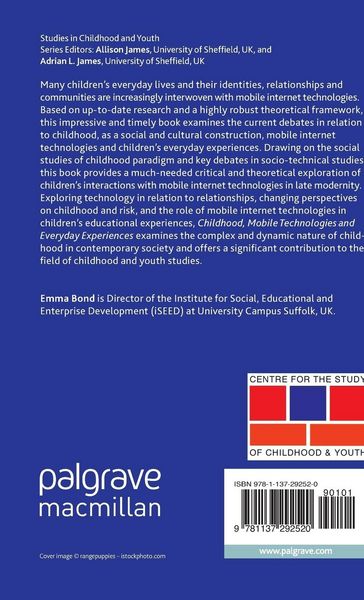 Produktbild: Childhood, Mobile Technologies and Everyday Experiences