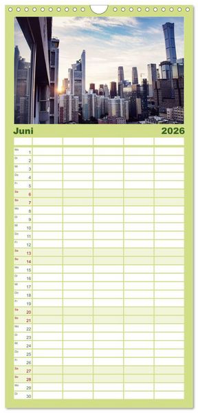 Produktbild: Familienplaner 2026 - Peking - Die faszinierende Hauptstadt Chinas. mit 5 Spalten (Wandkalender, 21 x 45 cm) CALVENDO