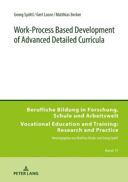 Produktbild: Work-Process Based Development of Advanced Detailed Curricula
