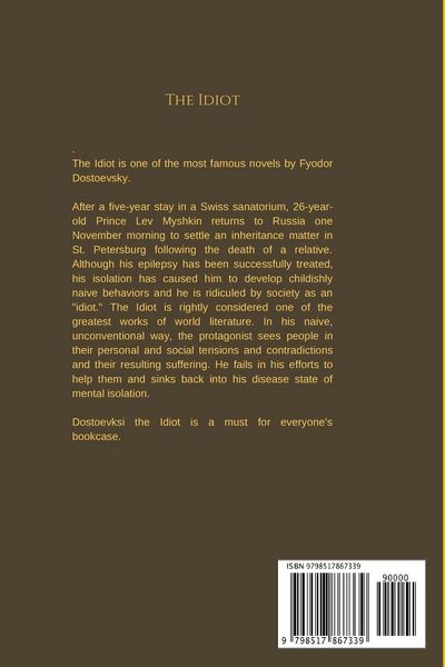 Produktbild: The Idiot by Fyodor Dostoevsky