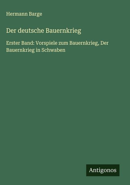 Produktbild: Der deutsche Bauernkrieg