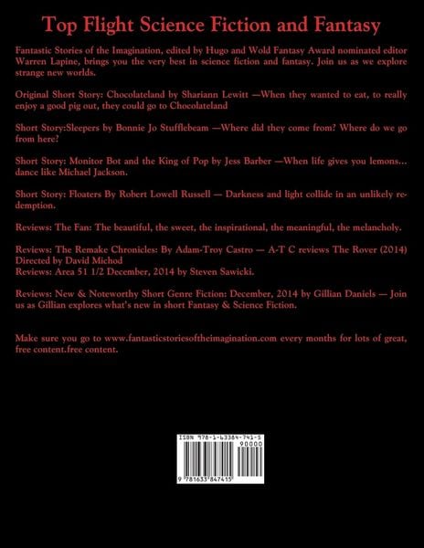 Produktbild: Fantastic Stories of the Imagination December 2014, #223