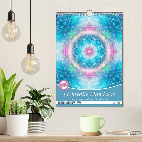 Produktbild: Lichtvolle Mandalas (Wandkalender 2026 DIN A4 hoch), CALVENDO Monatskalender