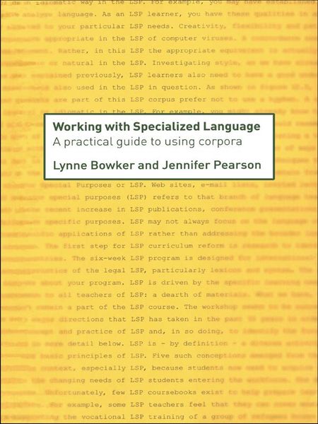 Produktbild: Working with Specialized Language