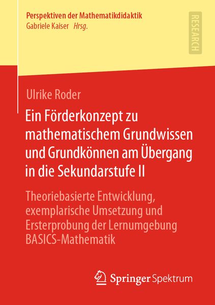 Produktbild: Ein F&ouml;rderkonzept zu mathematischem Grundwissen und Grundk&ouml;nnen am &Uuml;bergang in die Sekundarstufe II