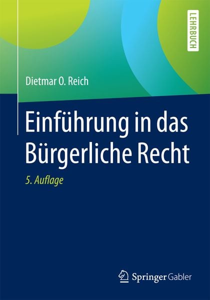 Produktbild: Einf&uuml;hrung in das B&uuml;rgerliche Recht
