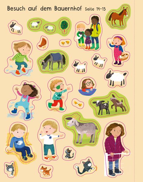 Mein erstes Stickerbuch: Alle meine Freunde