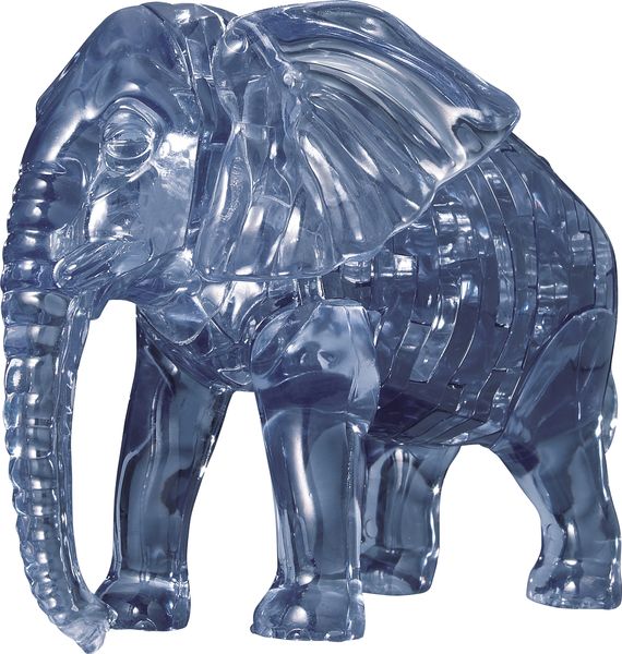 Jeruel Industrial - 3D Crystal Puzzle - Elefant