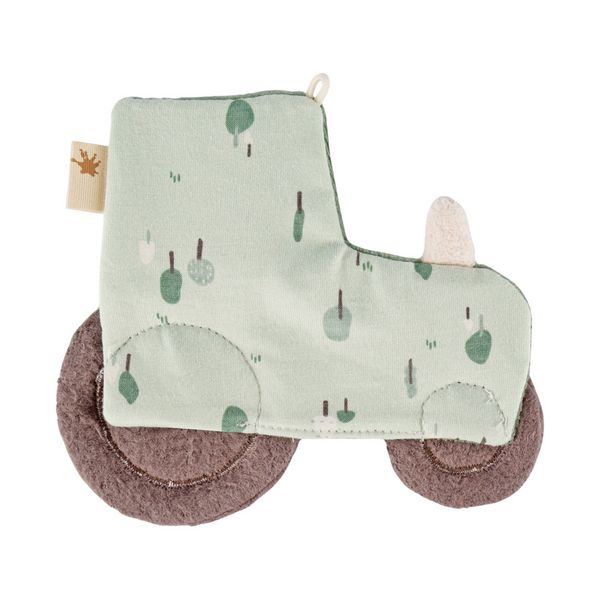 Produktbild: Sigikid 39982 - Knistertuch Traktor, sigibaby Greifling, Baumwolle, 15 cm