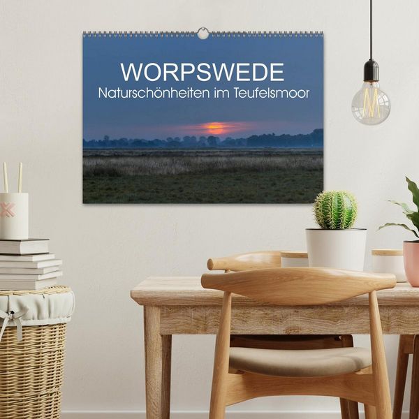 Produktbild: Worpswede - Natursch&ouml;nheiten im Teufelsmoor (Wandkalender 2026 DIN A3 quer), CALVENDO Monatskalender