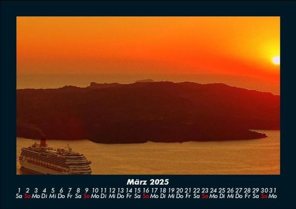 Produktbild: Sonnenunterg&auml;nge 2025 Fotokalender DIN A5