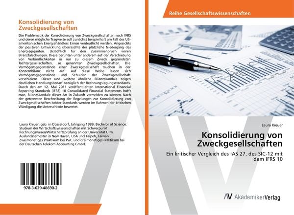 Produktbild: Konsolidierung von Zweckgesellschaften