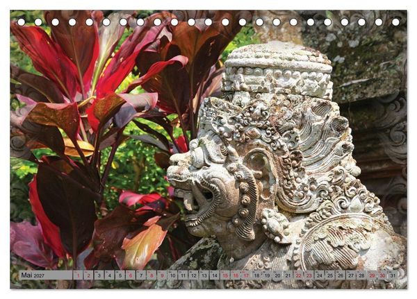 Produktbild: Bali - Tempelw&auml;chter und D&auml;monen (Tischkalender 2027 DIN A5 quer), CALVENDO Monatskalender