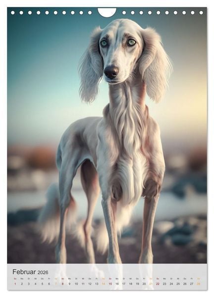 Produktbild: Persischer Windhund (Wandkalender 2026 DIN A4 hoch), CALVENDO Monatskalender