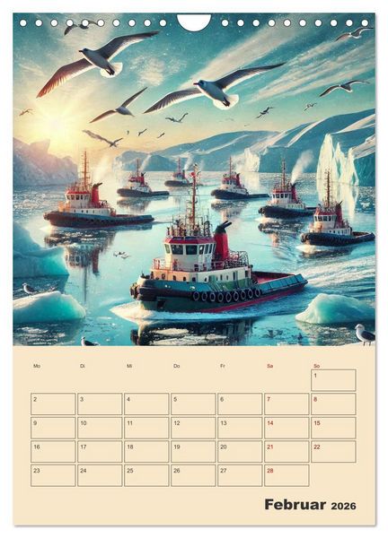 Produktbild: Fiktive Momente am Meer (Wandkalender 2026 DIN A4 hoch), CALVENDO Monatskalender