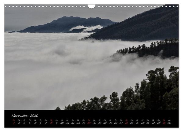 Produktbild: La Palma - Insel der Berge und Wolken (Wandkalender 2026 DIN A3 quer), CALVENDO Monatskalender