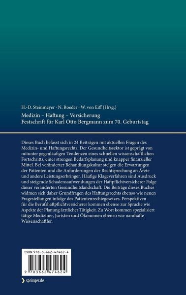 Produktbild: Medizin - Haftung - Versicherung