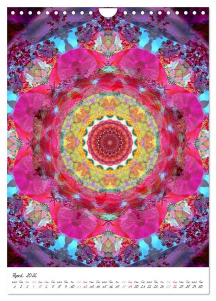 Produktbild: MANDALA COMPOSITIONS (Wall Calendar 2026 DIN A4 portrait), CALVENDO 12 Month Wall Calendar