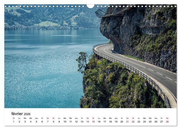 Produktbild: Visite de la Suisse (Calendrier mural 2026 DIN A3 vertical), CALVENDO calendrier mensuel