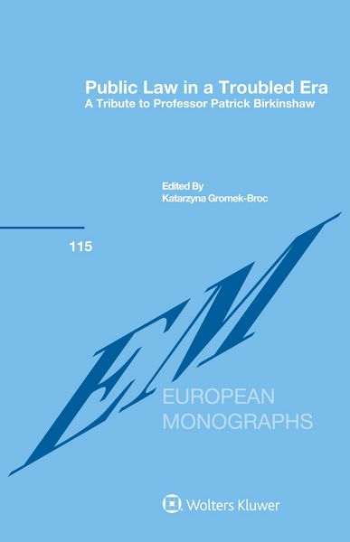 Produktbild: Public Law in a Troubled Era