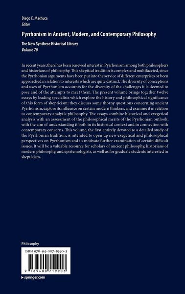 Produktbild: Pyrrhonism in Ancient, Modern, and Contemporary Philosophy