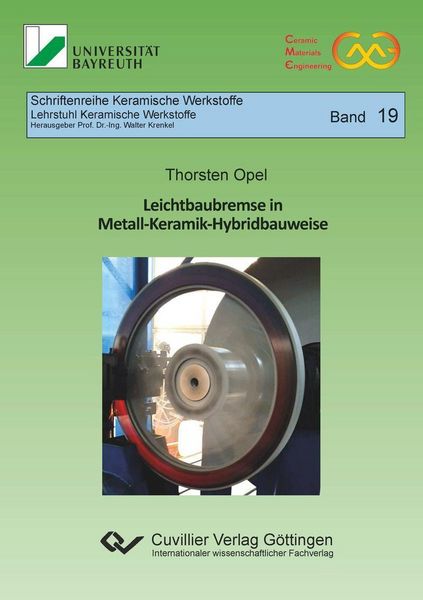 Produktbild: Leichtbaubremse in Metall-Keramik-Hybridbauweise