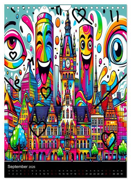 Produktbild: Deutschland hat Pop auf eigene Art (Wandkalender 2026 DIN A4 hoch), CALVENDO Monatskalender